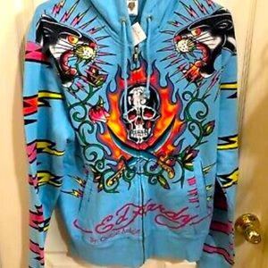Ed Hardy Mens Zip up